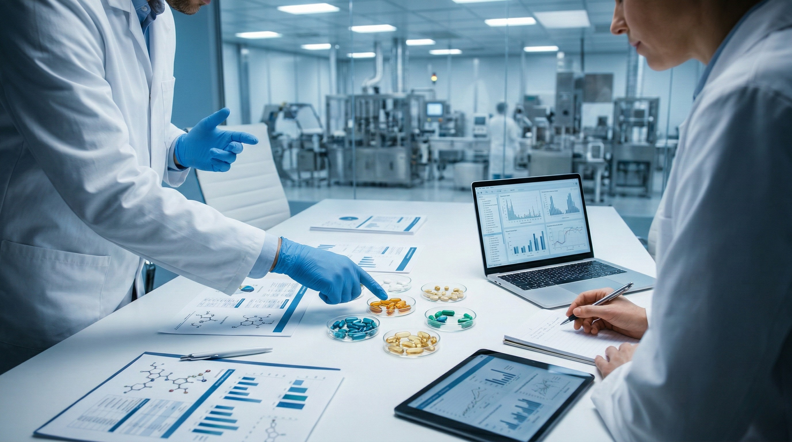 Full production — liquid filling line